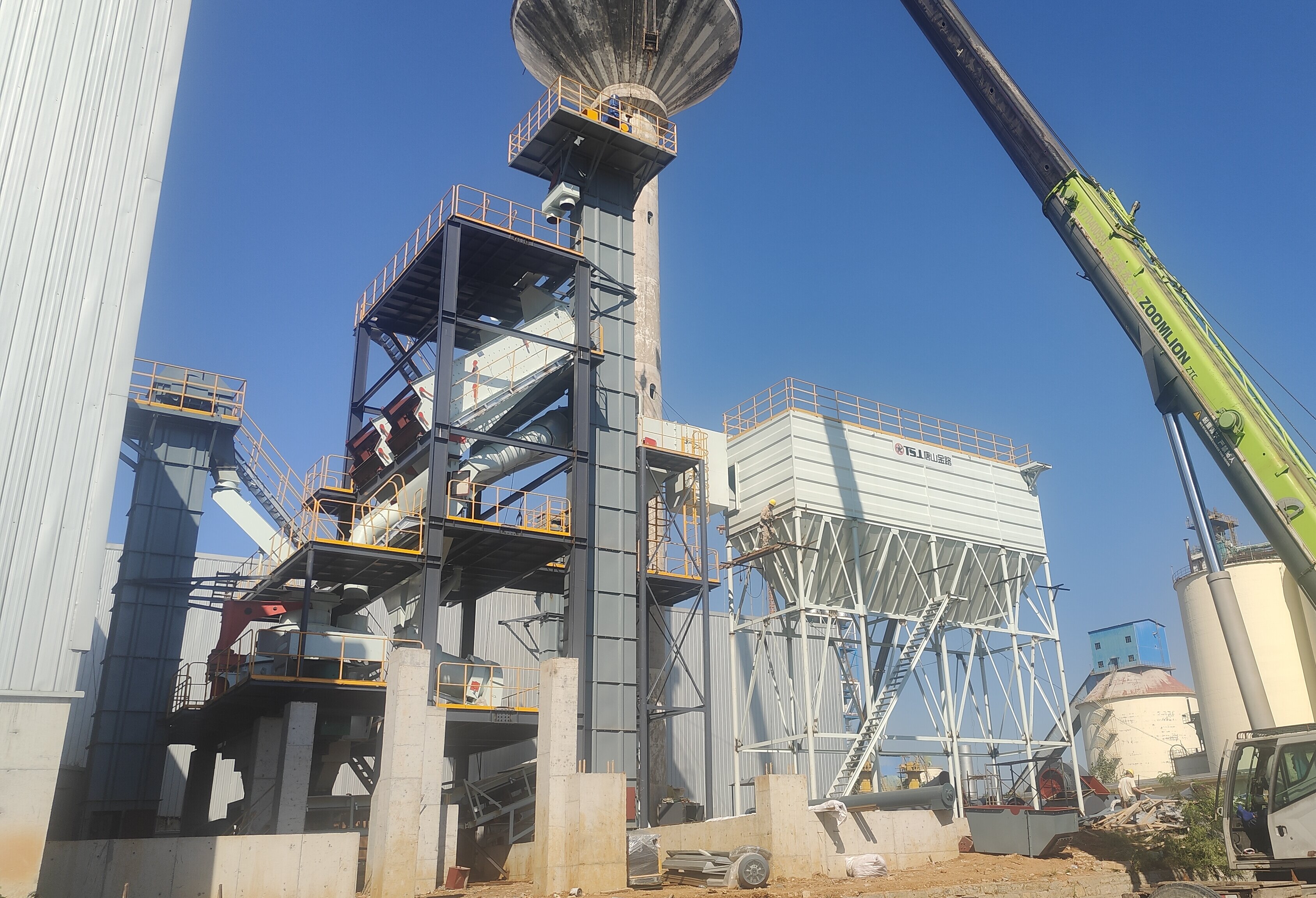 制砂樓石粉制砂：先篩后破，從源頭降低主機能耗